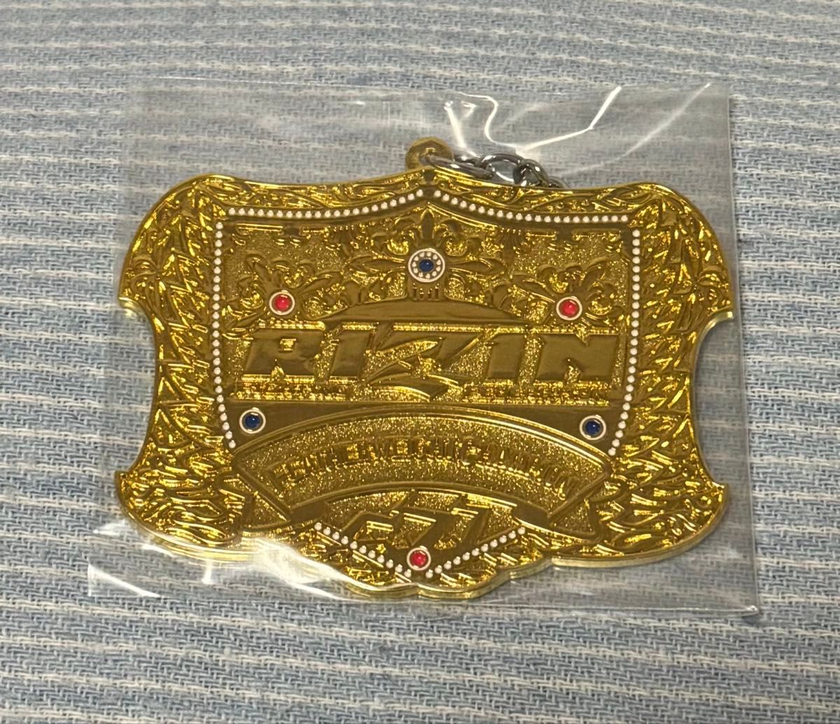 一番くじ RIZIN】D賞 チャンピオンベルトメタルチャーム×2種(フェザー