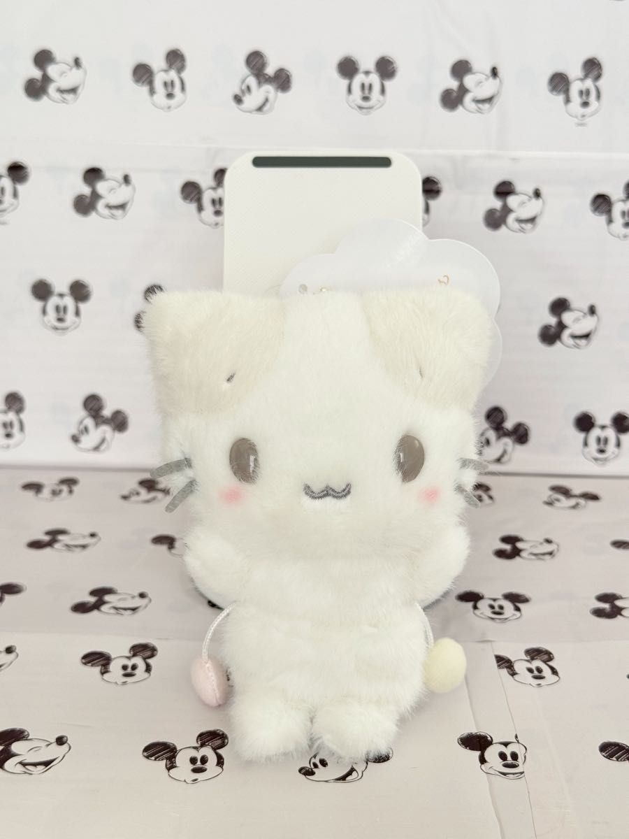 サンリオ しろふわ雲 マシュマロみたいなふわふわにゃんこ マスコット