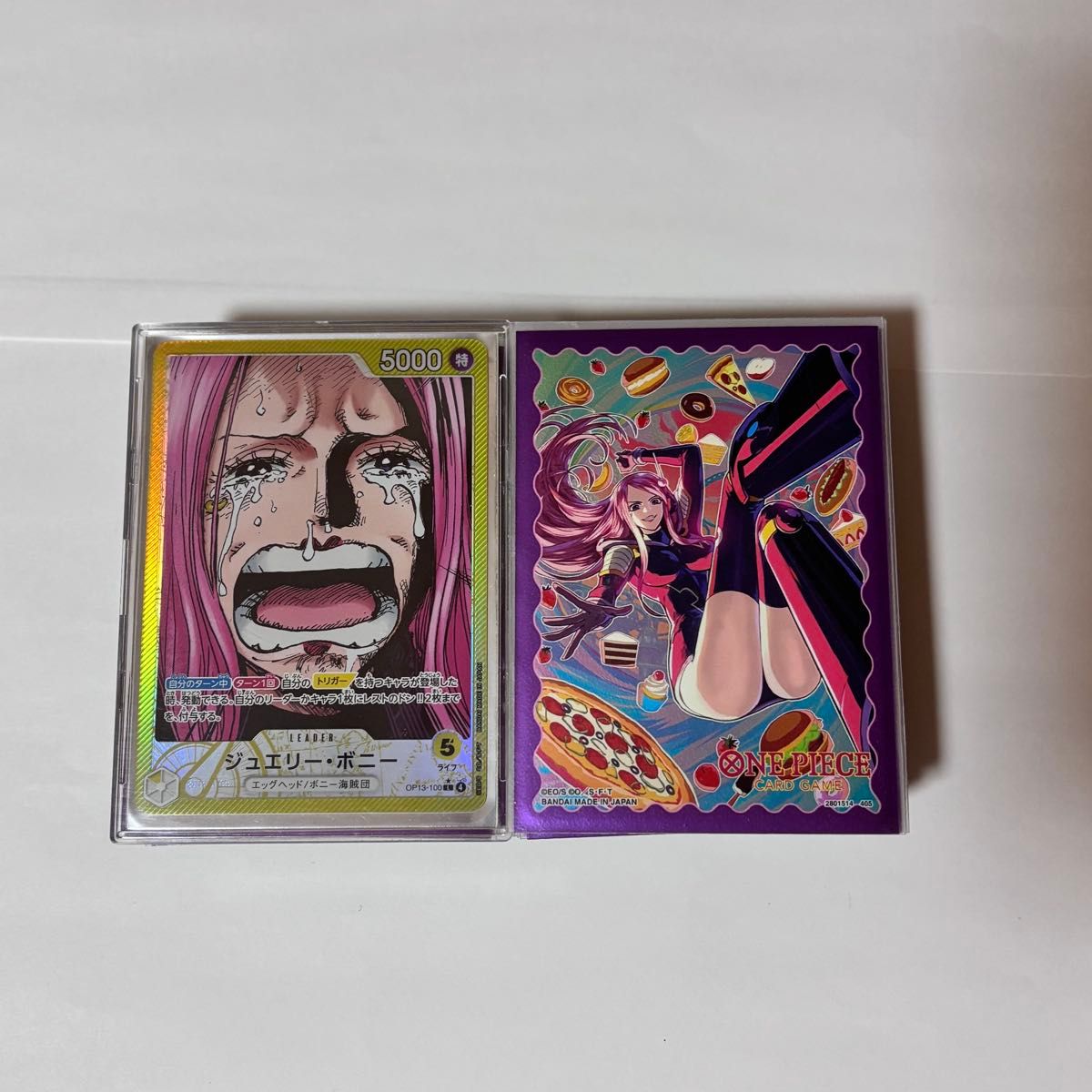 黄ボニーデッキ ほぼフルパラ 調整パーツ多数 ワンピースカードゲーム