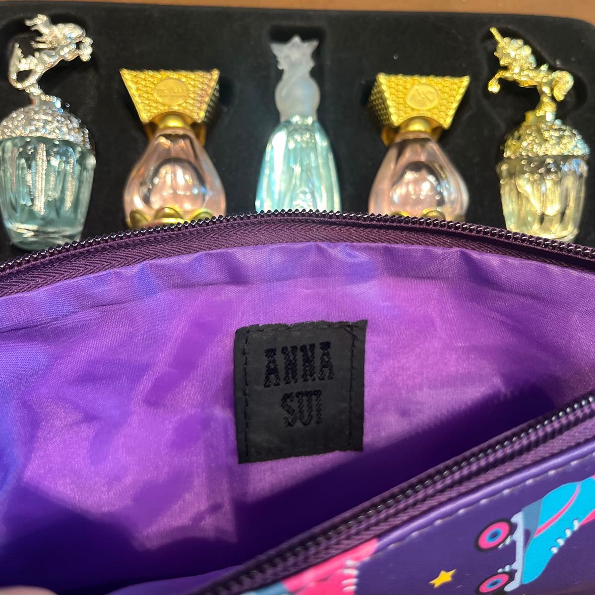 ANNA SUI アナスイ 香水 ミニチュアボトル 5点セット ポーチ付き