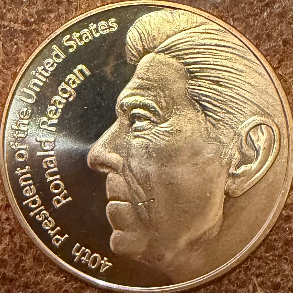 10枚セット】純銅 銅貨 1oz アポロ/レーガン copper メダル ラウンド