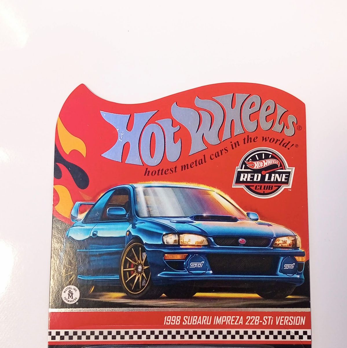 ホットウィール 1/64 RLC限定 1998 スバル インプレッサ 22B-STi 未