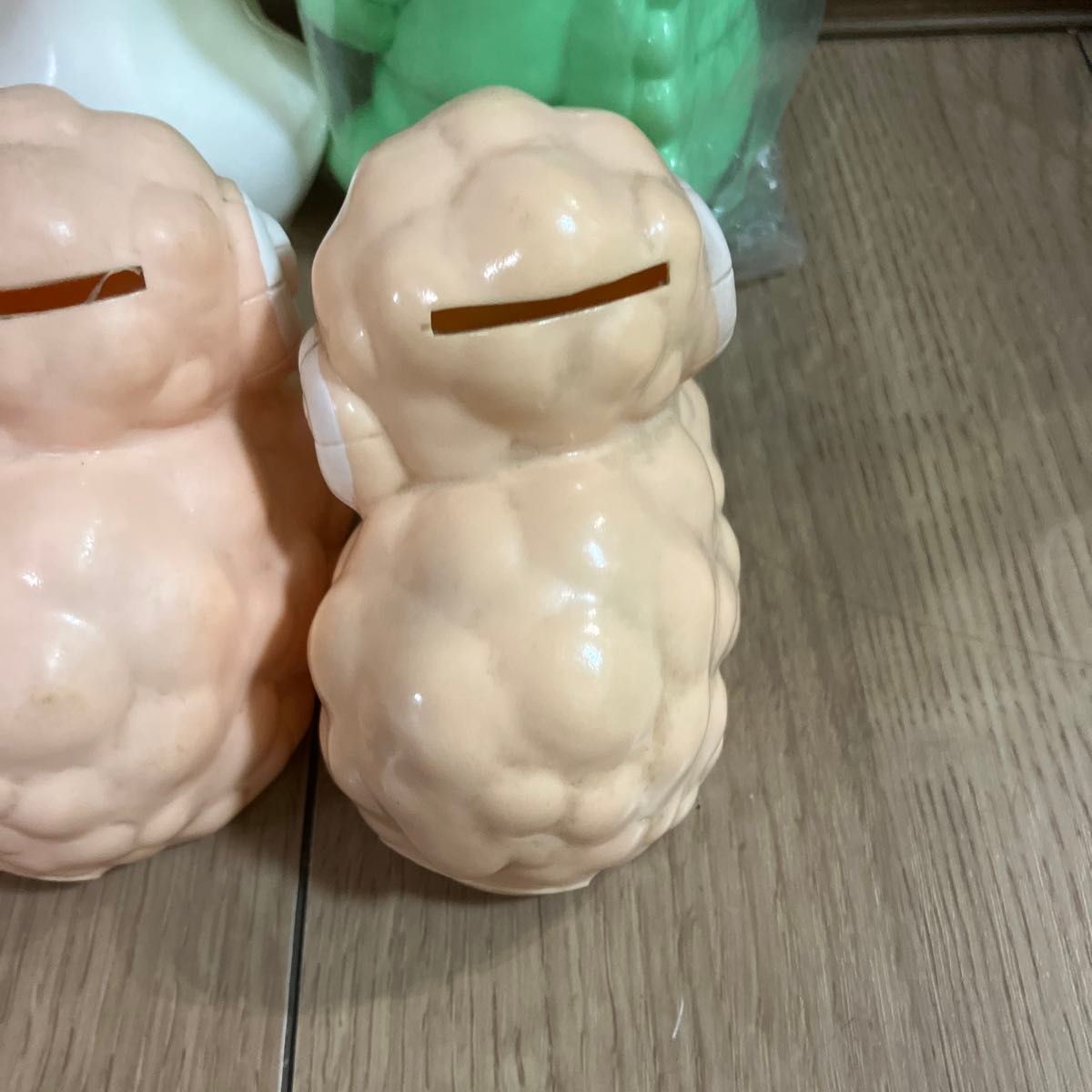 ノベルティ 昭和レトロ JAバンク 貯金箱 干支 ソフビ 6点まとめ売り 龍