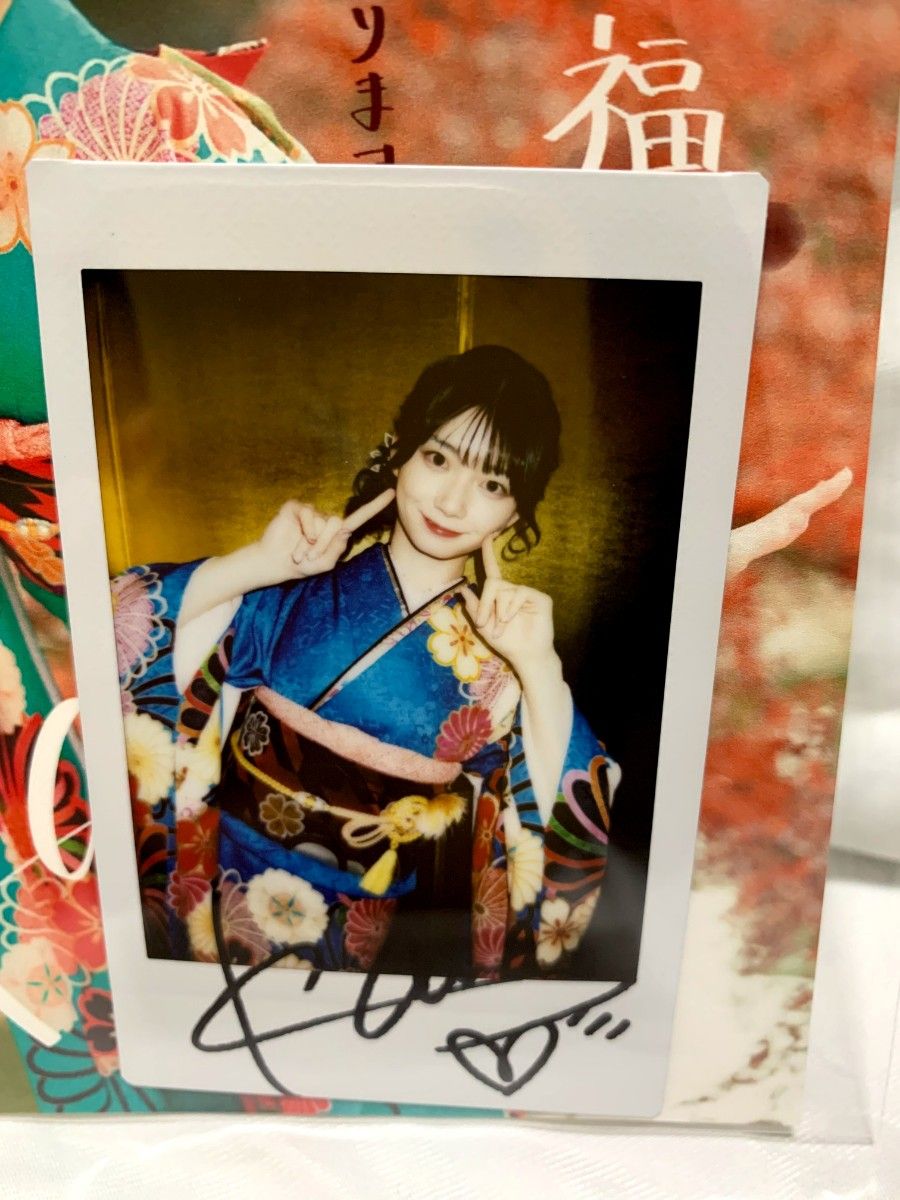瀬戸環奈 チェキ 直筆サイン入り kanna seto 振袖姿 ポストカード