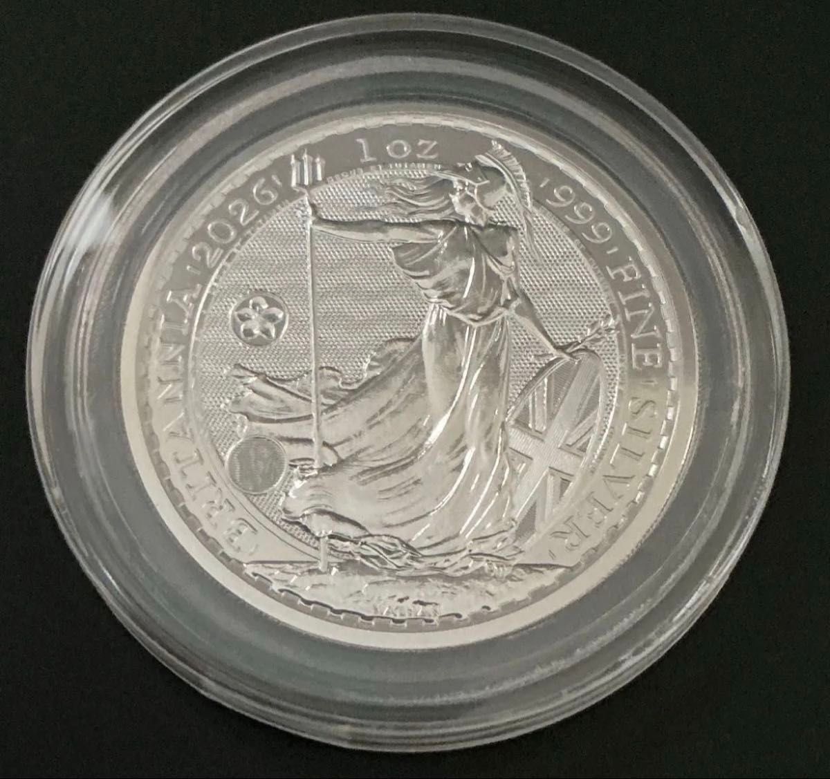 2026年・希少】桜ブリタニア 銀貨 1オンス 本物保証 チャールズ3世 桜