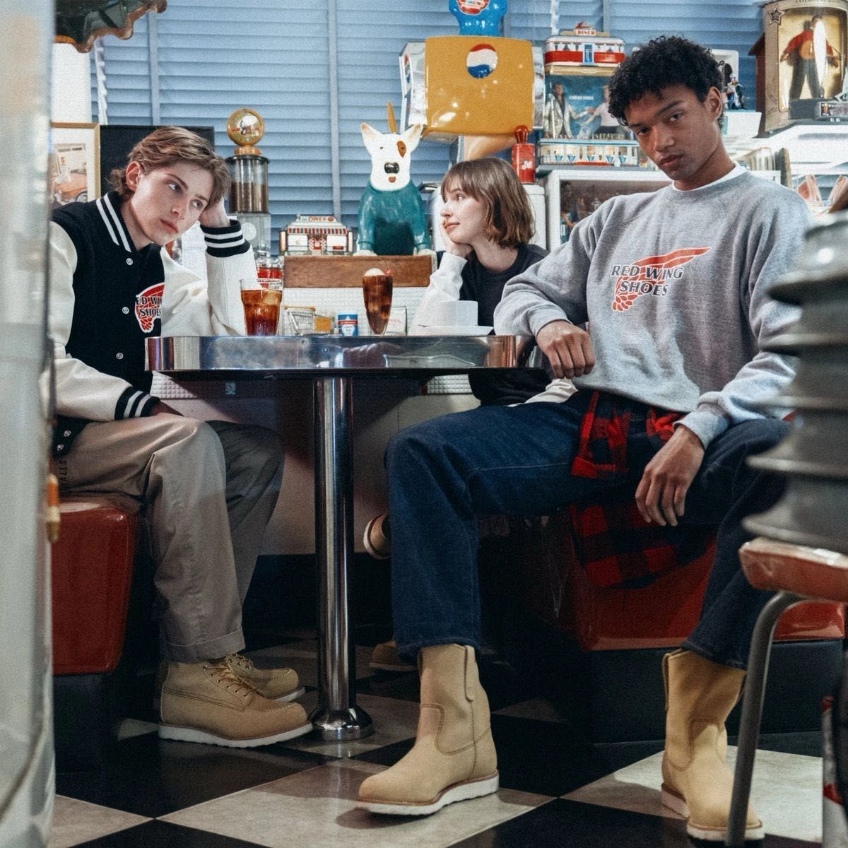 即完！ ヒューマンメイド バッファローチェック シャツ ／ 検 redwing