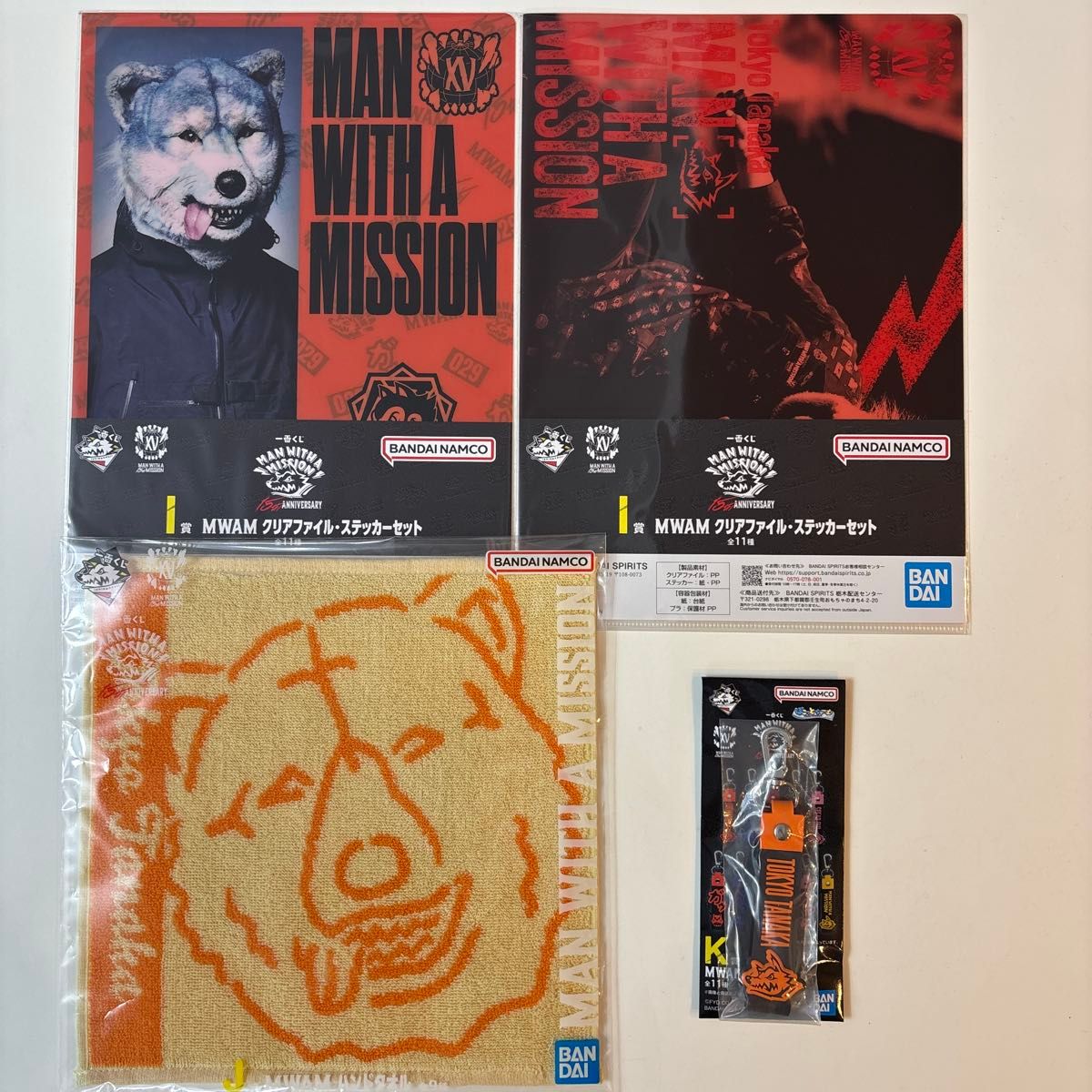 一番くじ MAN WITH A MISSION 15th ANNIVERSARY 4点セット Tokyo