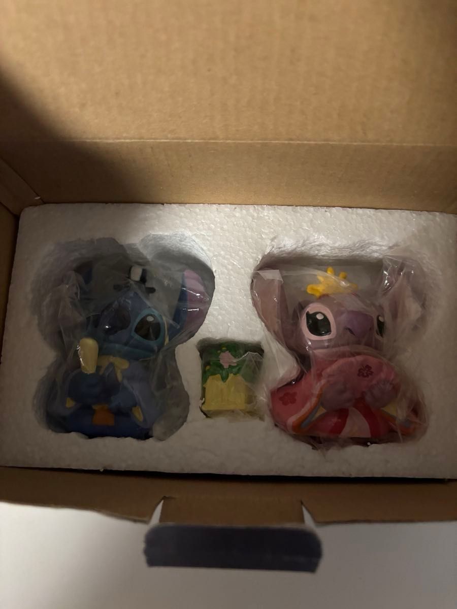 ディズニー スティッチ エンジェル ひな祭り 雛人形 置物 フィギュア