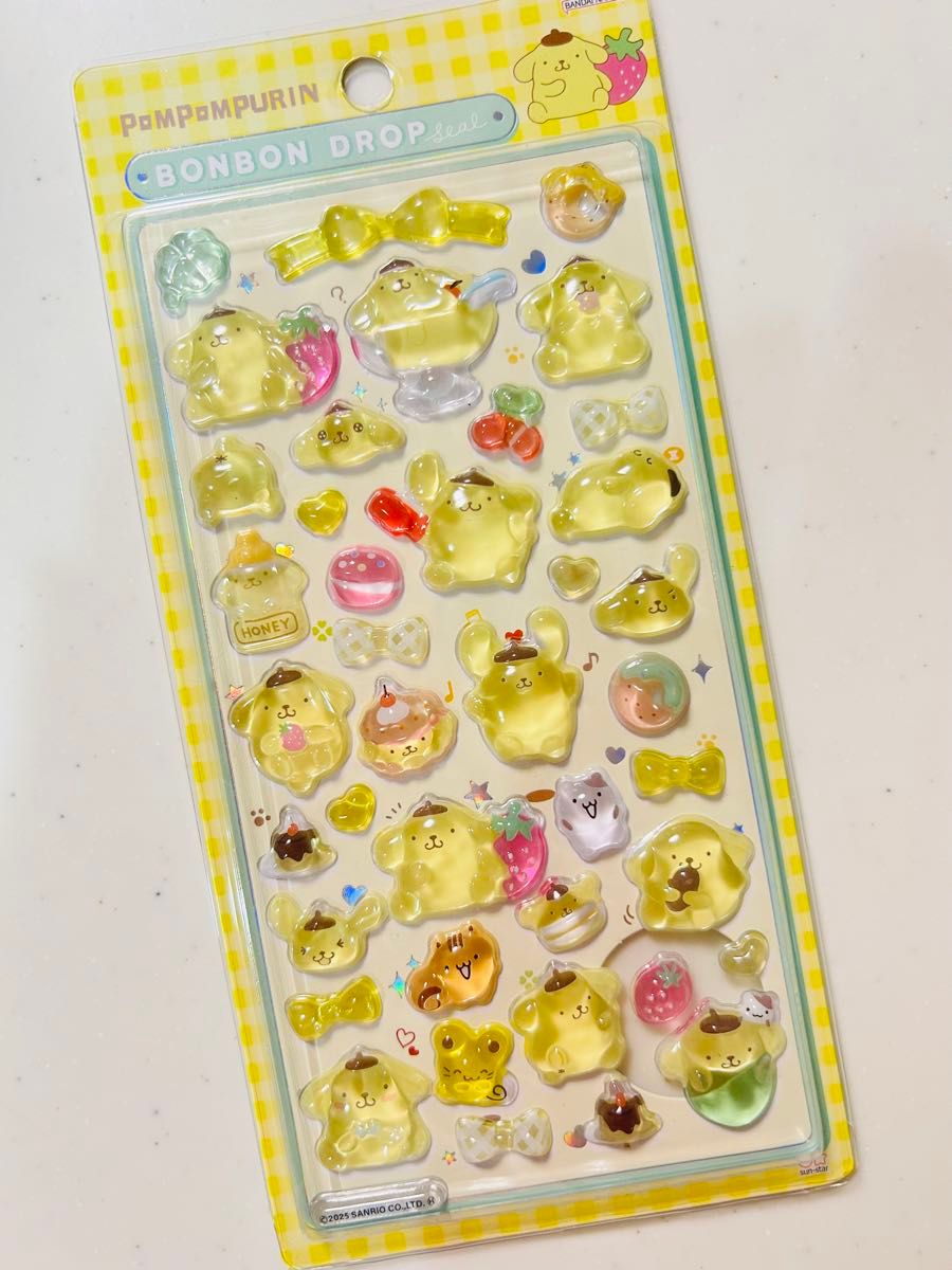 第二弾 サンリオ ボンボンドロップシール コンプリート 8枚 お買い得
