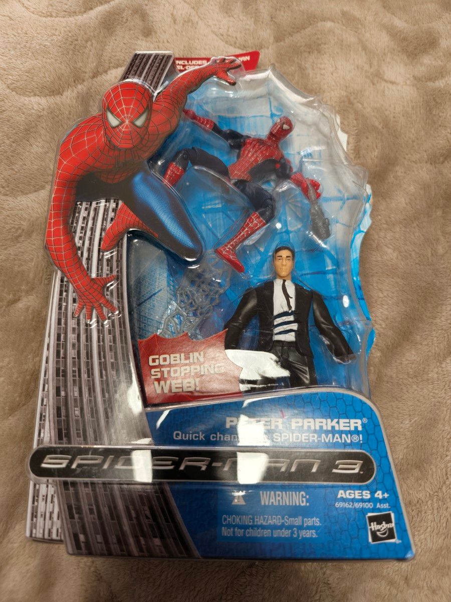 2007年製 スパイダーマン3 6インチ アクションフィギュア ピーター