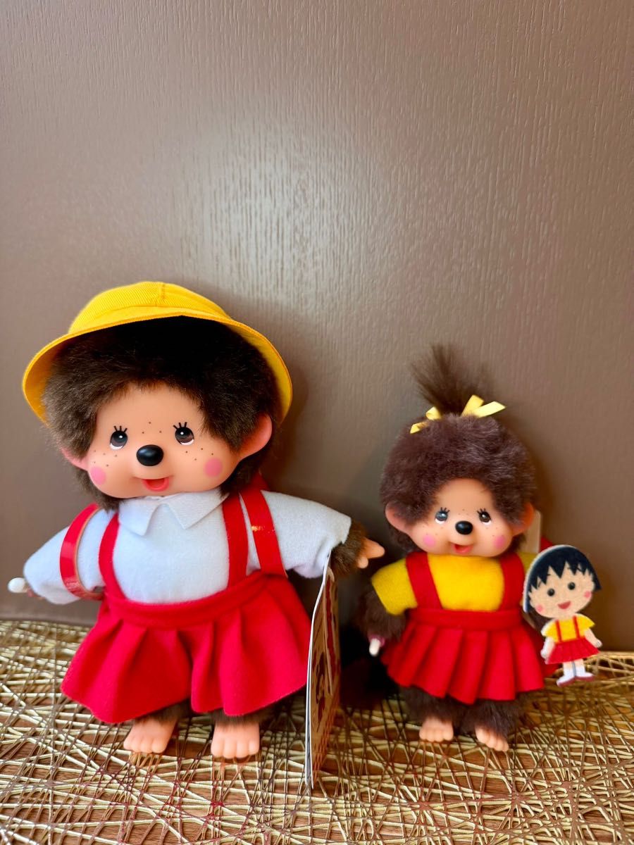 モンチッチ×ちびまる子ちゃん S お値引き不可 モンチッチ×ちびまる子