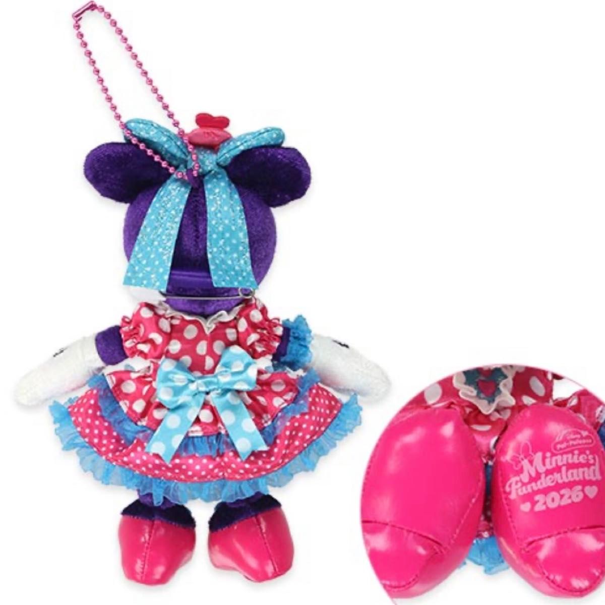 ミニーのファンダーランド ミニー ぬいぐるみバッジ お顔厳選