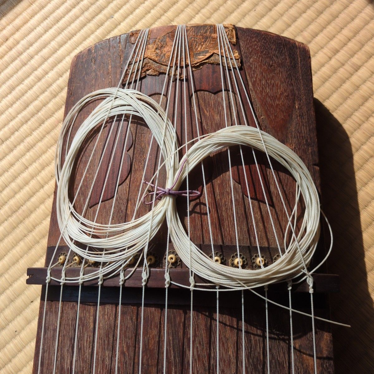 ② 廃棄します 生田流 師範代使用品 十三絃 お琴 箏 琴 和楽器｜Yahoo