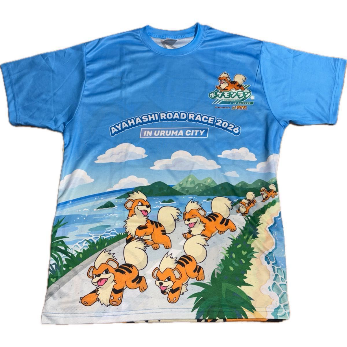 日本初開催 ポケモンラン 沖縄 TシャツXL＆メダル ガーディ｜Yahoo
