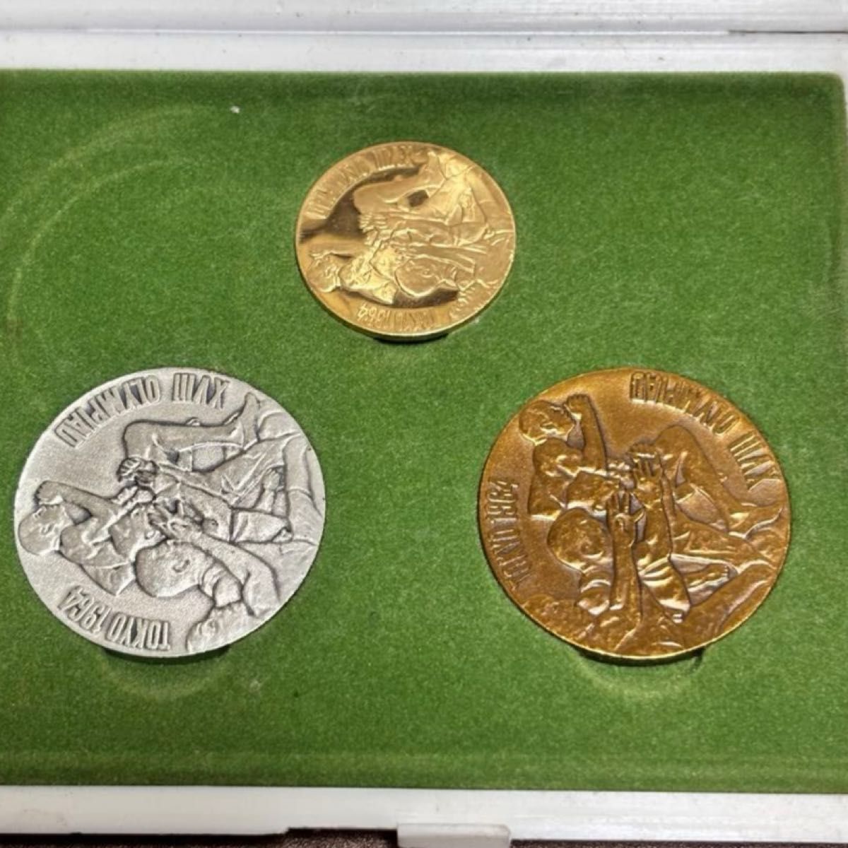 東京1964オリンピック 金銀銅 記念メダルセット k18 750 SV925 18金