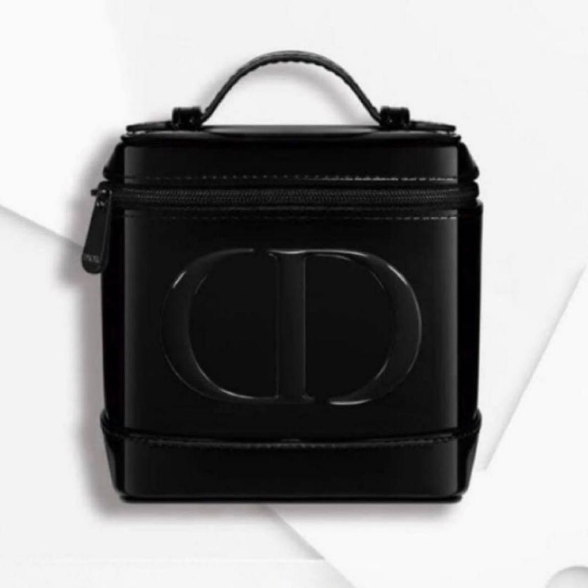 Dior ノベルティ バニティポーチ ブラック ディオール エナメル｜Yahoo