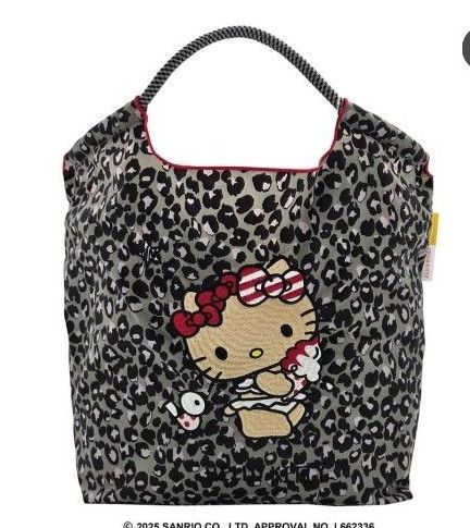 ボールアンドチェーン ハローキティ レオパード エコバッグ Mサイズ