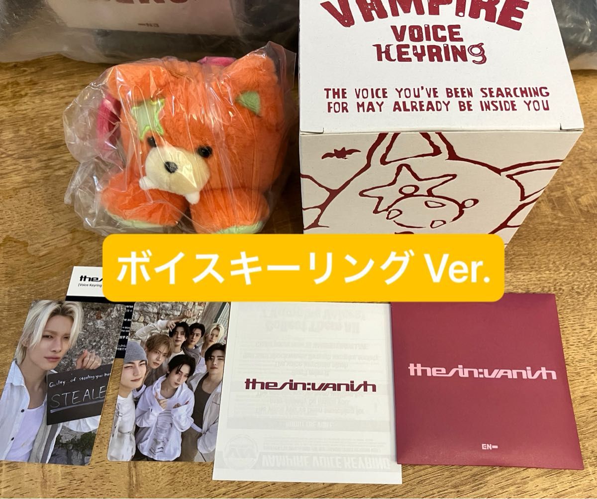 ENHYPEN THE SIN VANISH CD VOICE ボイスキーリング ver フォトカード