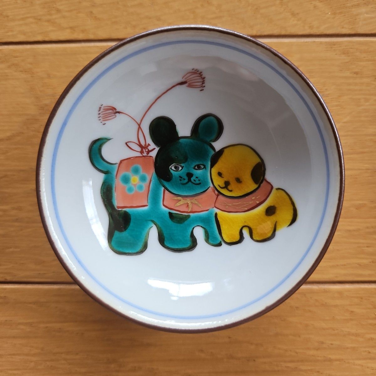 九谷焼 山上竹凰 盃 小皿 戌 犬｜Yahoo!フリマ（旧PayPayフリマ）