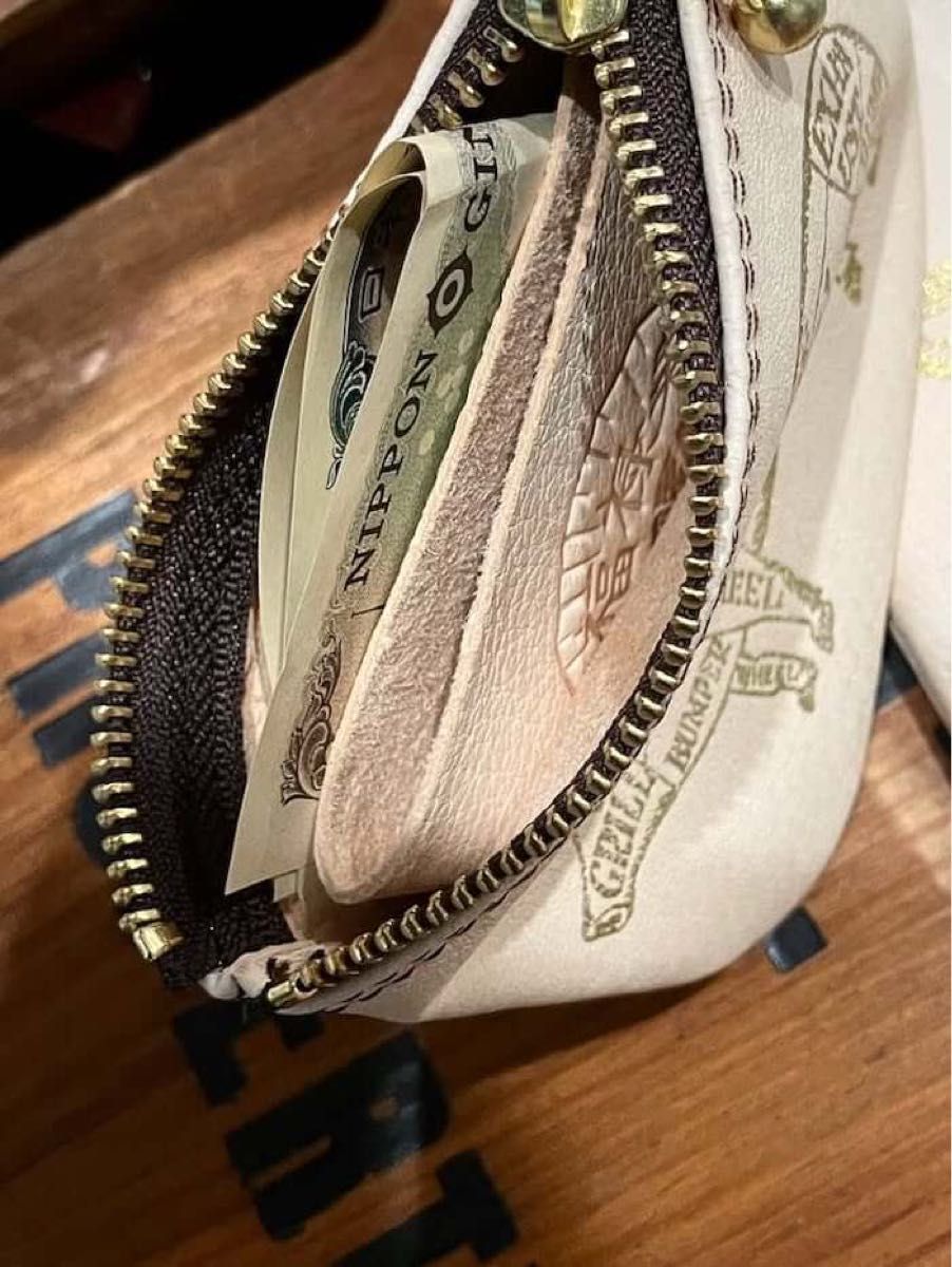 ポークチョップ PORKCHOP × 福祿壽 NEW BIKER WALLET ピッグレザー