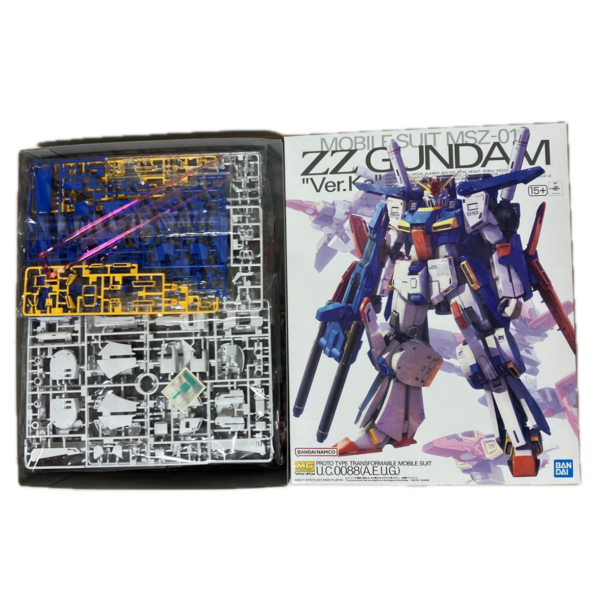 未組立】MG ZZガンダム Ver Ka & 強化型拡張パーツセット｜Yahoo