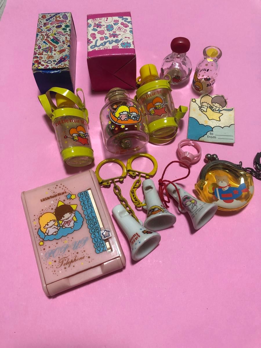 キキララ サンリオ レトロ 昭和 1976 リトルツインスターズ 当時物