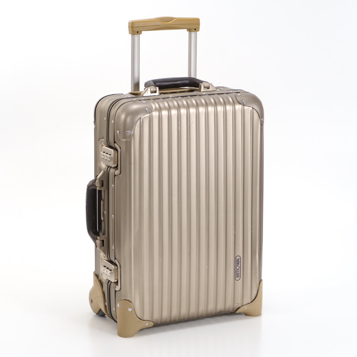 RIMOWA リモワ TOPAS トパーズ 32L 機内持ち込み 2輪 キャビンS 革巻き