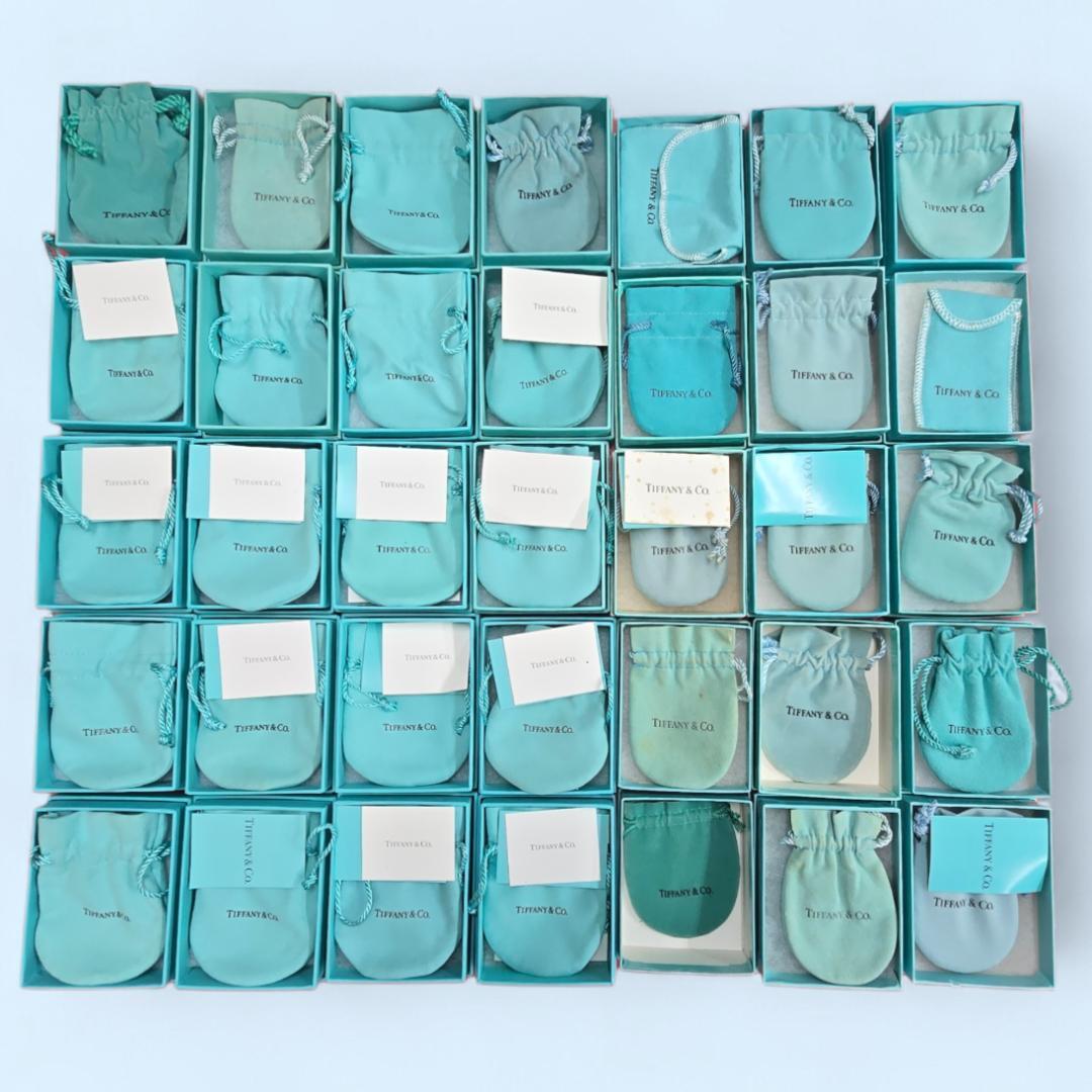 ②Tiffany & Co 空箱・保存袋 35個 まとめ売り 純正 正規品 巾着袋