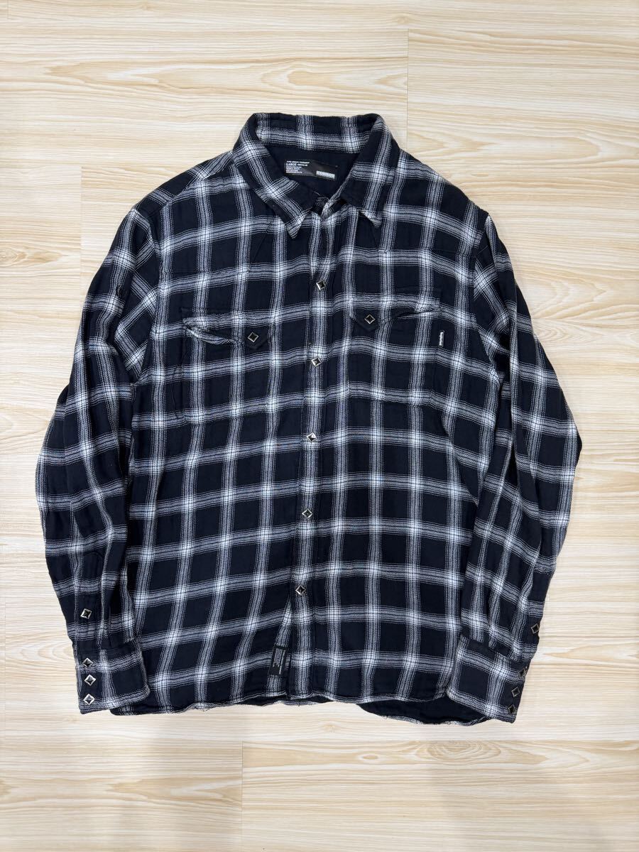00's NEIGHBORHOOD ネイバーフッド オンブレチェック ウエスタンシャツ
