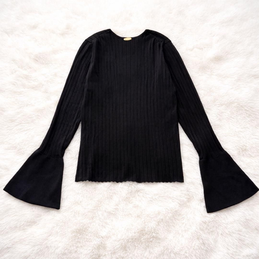 極美 MUSE de Deuxieme Classe ベルスリーブ シルクニット｜Yahoo