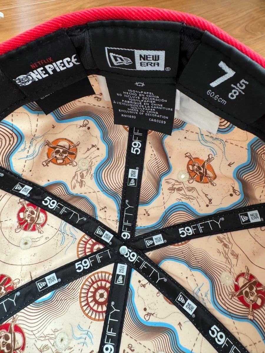 59FIFTY ONE PIECE Netflix 7 5/8 ニューエラ コラボ ストロー 未使用