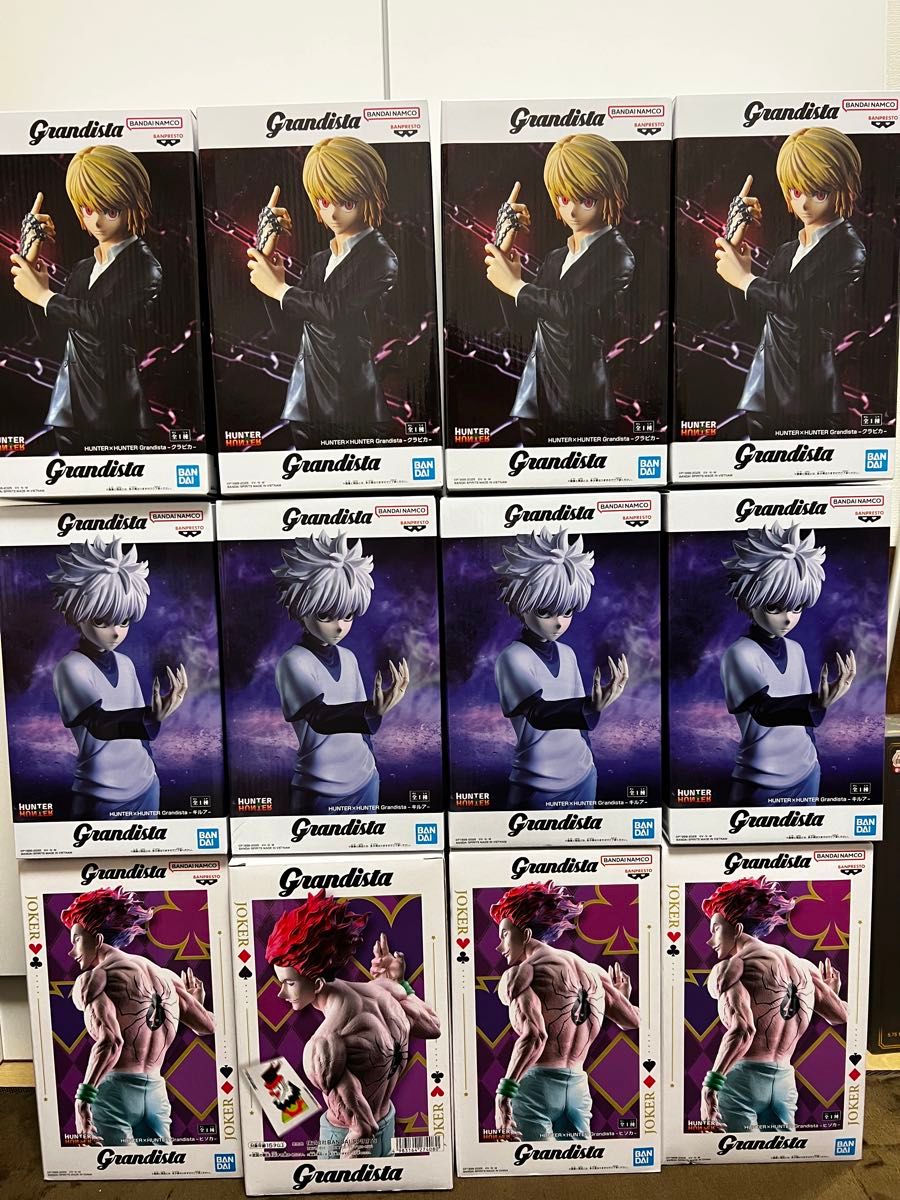 HUNTER×HUNTER Grandista クラピカ キルア ヒソカ フィギュア 12体