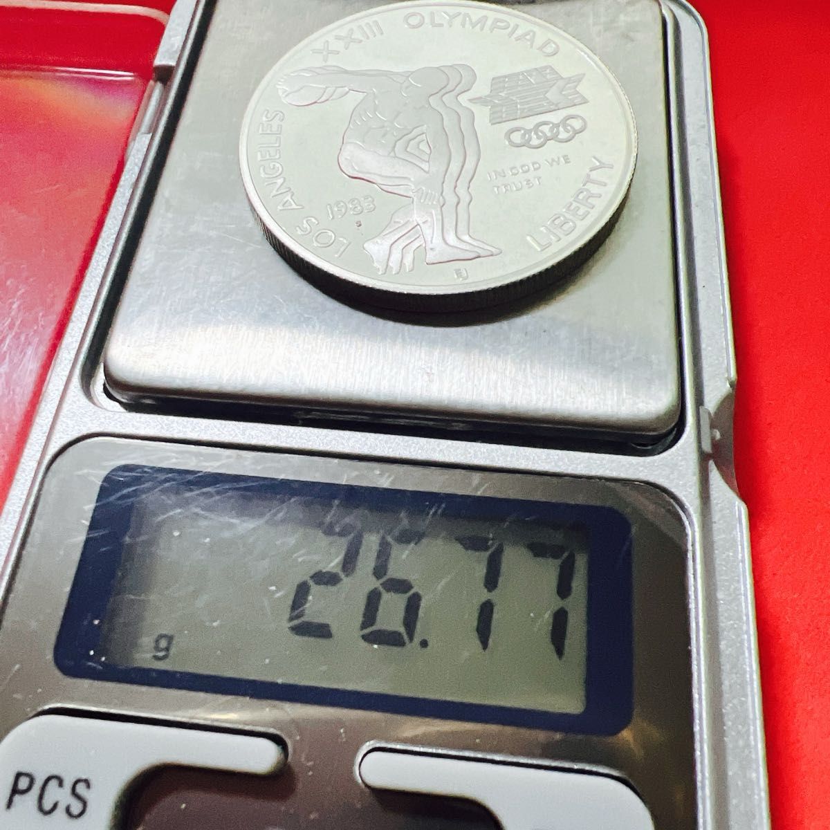 銀貨/プルーフ】1983年 ロサンゼルスオリンピック記念 プルーフ銀貨