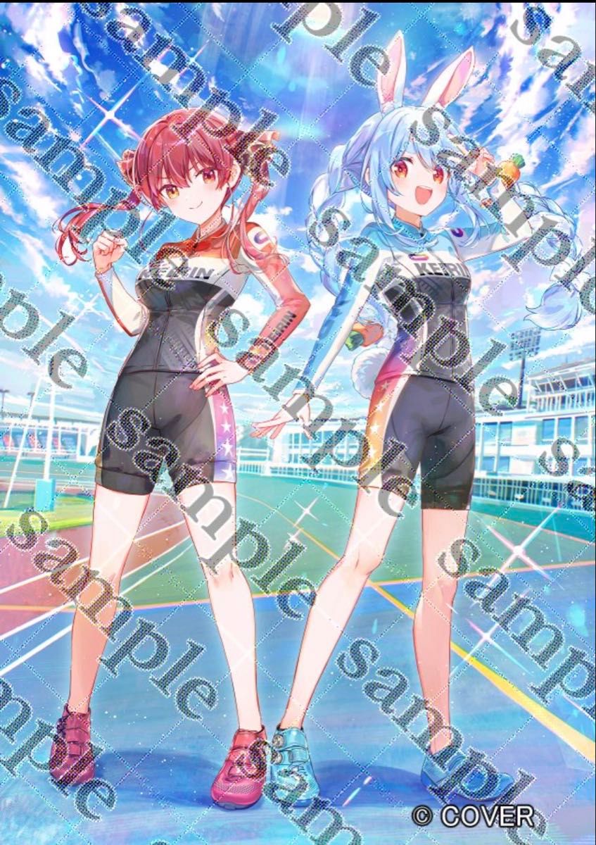当選通知書付 兎田ぺこら 宝鐘マリン 限定100 競輪 アクスタ アクリル