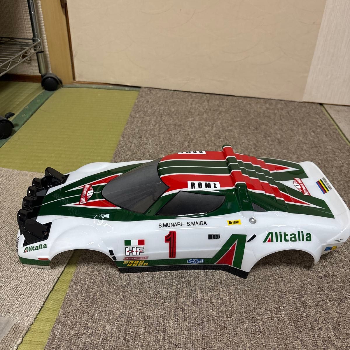 アスカクリエート製 ランチア ストラトス 1/10スケール RCカー用ポリカ