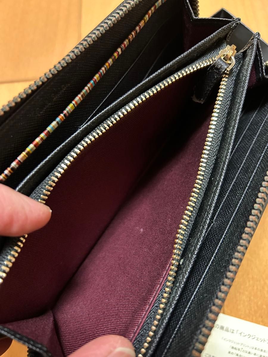 定価40000円 ポールスミス 長財布 ラウンドファスナー マルチ