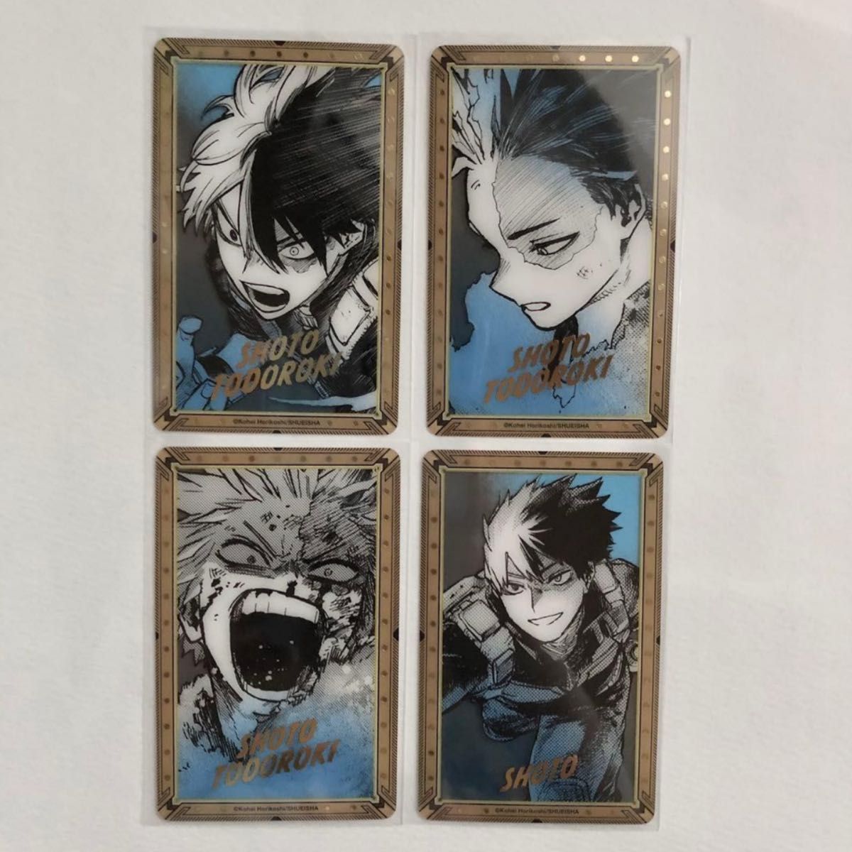 僕のヒーローアカデミア原画展 箔押しクリアカードコレクション 轟焦凍
