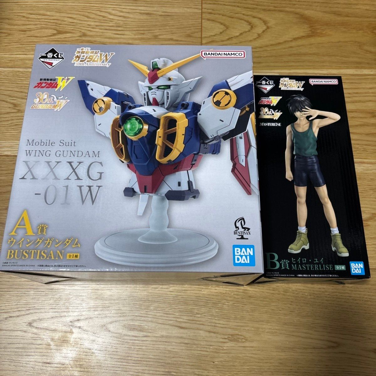 一番くじ 新機動戦記ガンダムW A賞 ウイングガンダム B賞 ヒイロ・ユイ