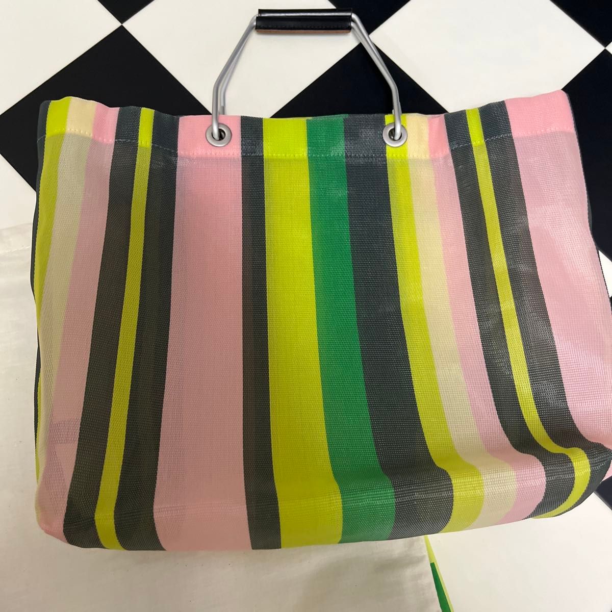 美品】MARNI MARKET ストライプバッグ 保存袋・タグ付き｜Yahoo!フリマ