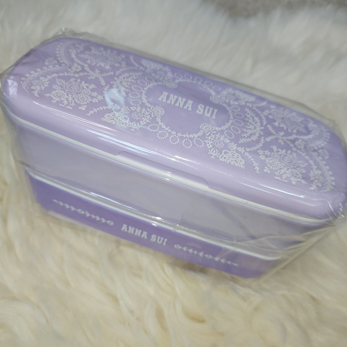 希少 新品 ANNA SUI 二段式 ランチボックス お弁当箱 アナスイ
