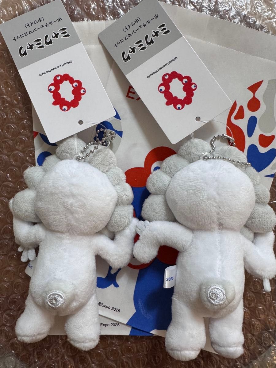 白ミャクミャク ボールチェーンマスコット AとC｜Yahoo!フリマ（旧