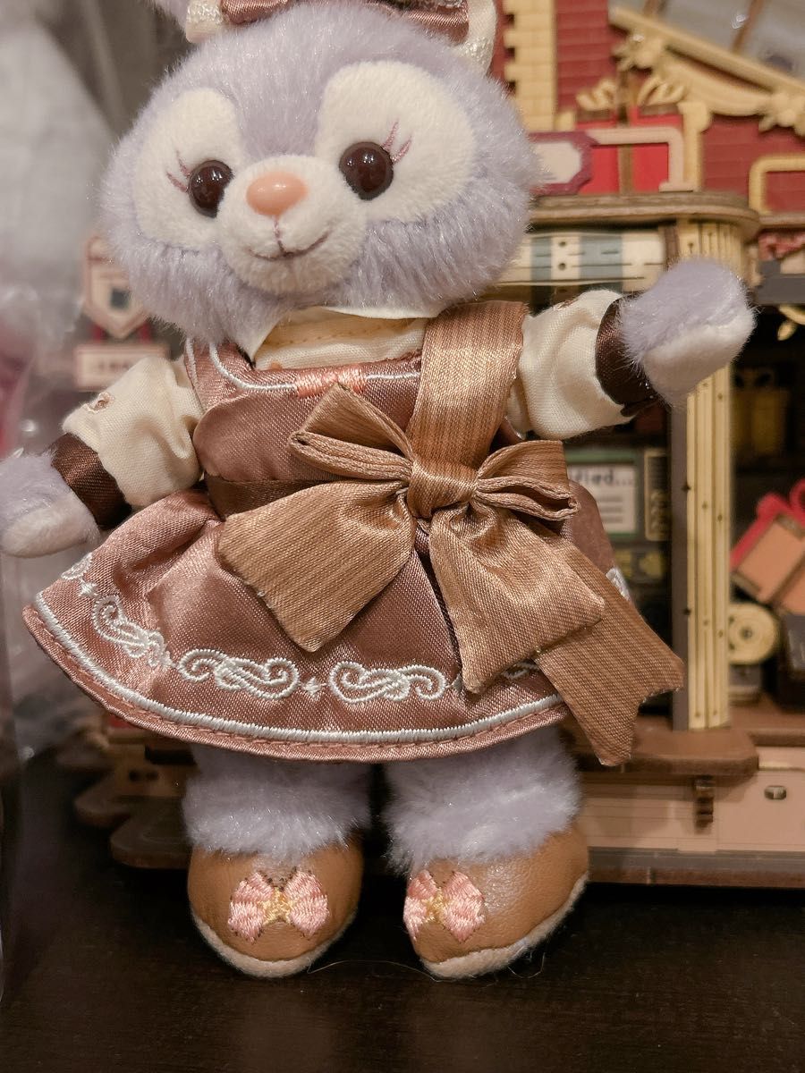 香港ディズニー限定 ステラルーぬいぐるみバッジ キーチェーン