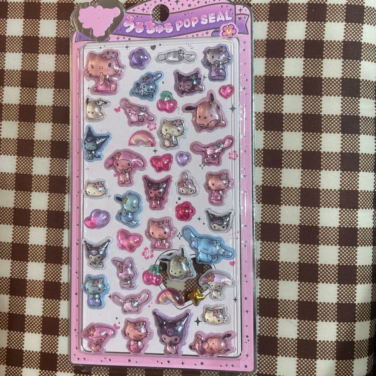 ボンボンドロップシール サンリオ うるちゅるポップシール ハロー