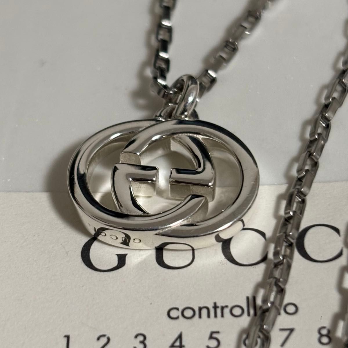 GUCCI 新品同様品 インターロッキングネックレス 925 極美品｜Yahoo