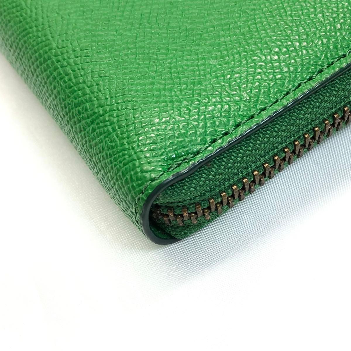 美品】 COACH コーチ 長財布 グリーン ラウンドファスナー｜Yahoo