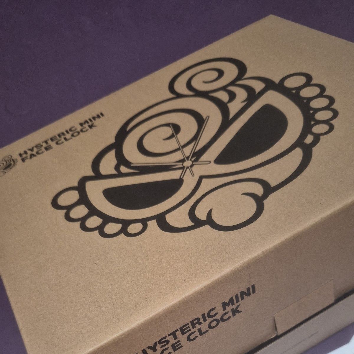 HYSTERIC MINI ヒステリックミニ ヒスミニビッグフェイス壁掛け時計赤