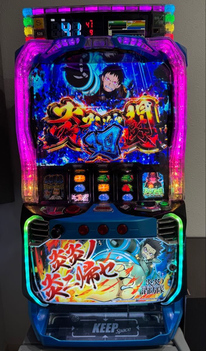 差枚数表示可能データカウンター付き L炎炎ノ消防隊jG スマスロ実機