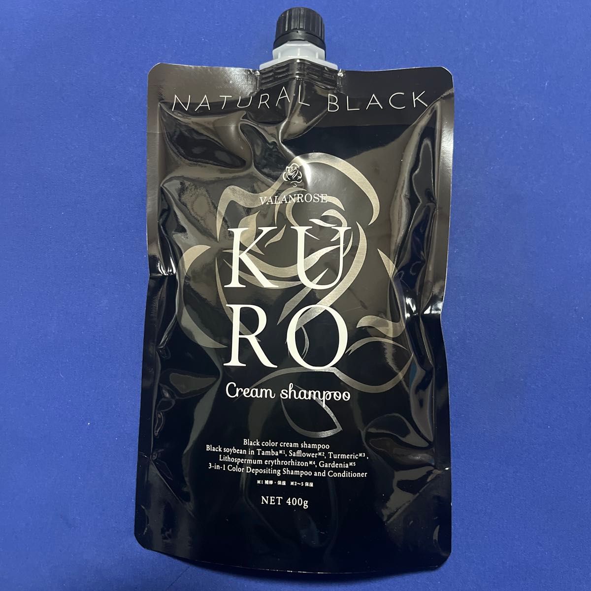 KURO クリームシャンプー ナチュラルブラック 400g 3個セット 新品