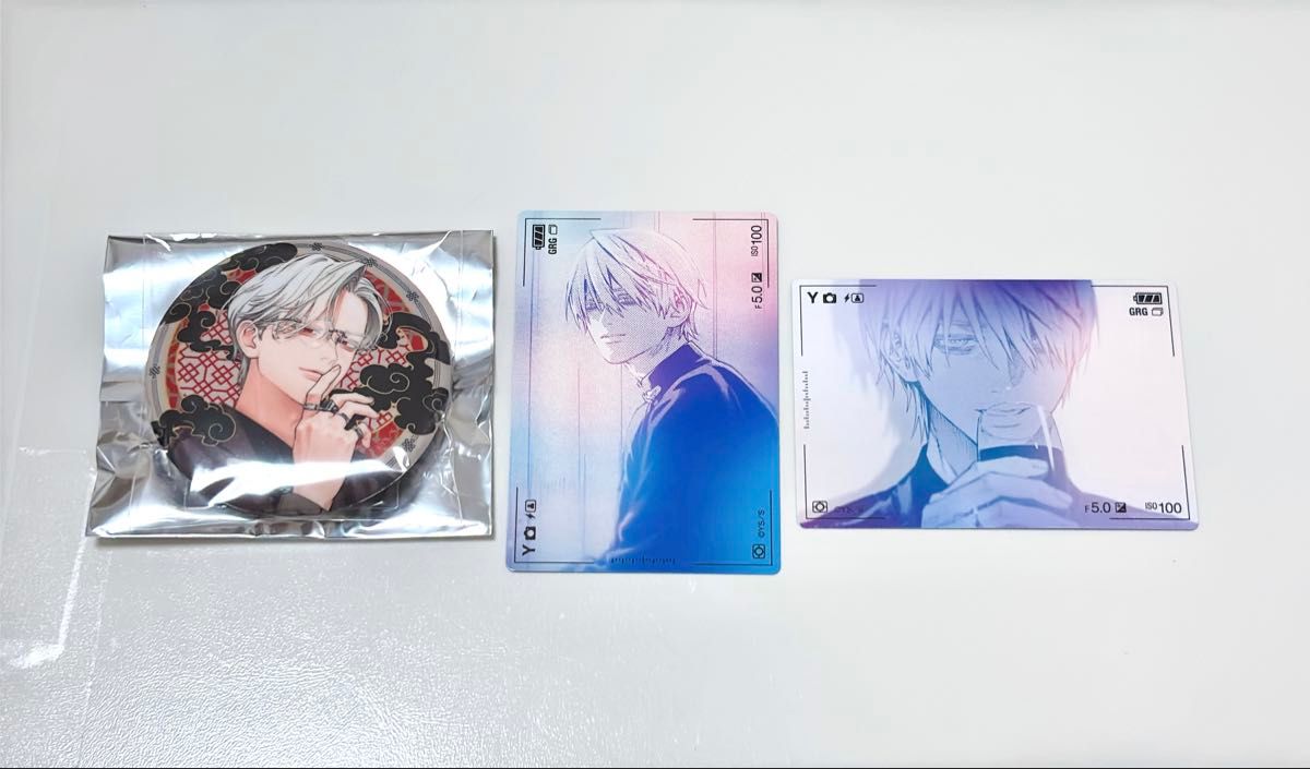 極楽街 近すぎて美しい極近店 黄泉 接写トレカ チェーン付き缶バッジ