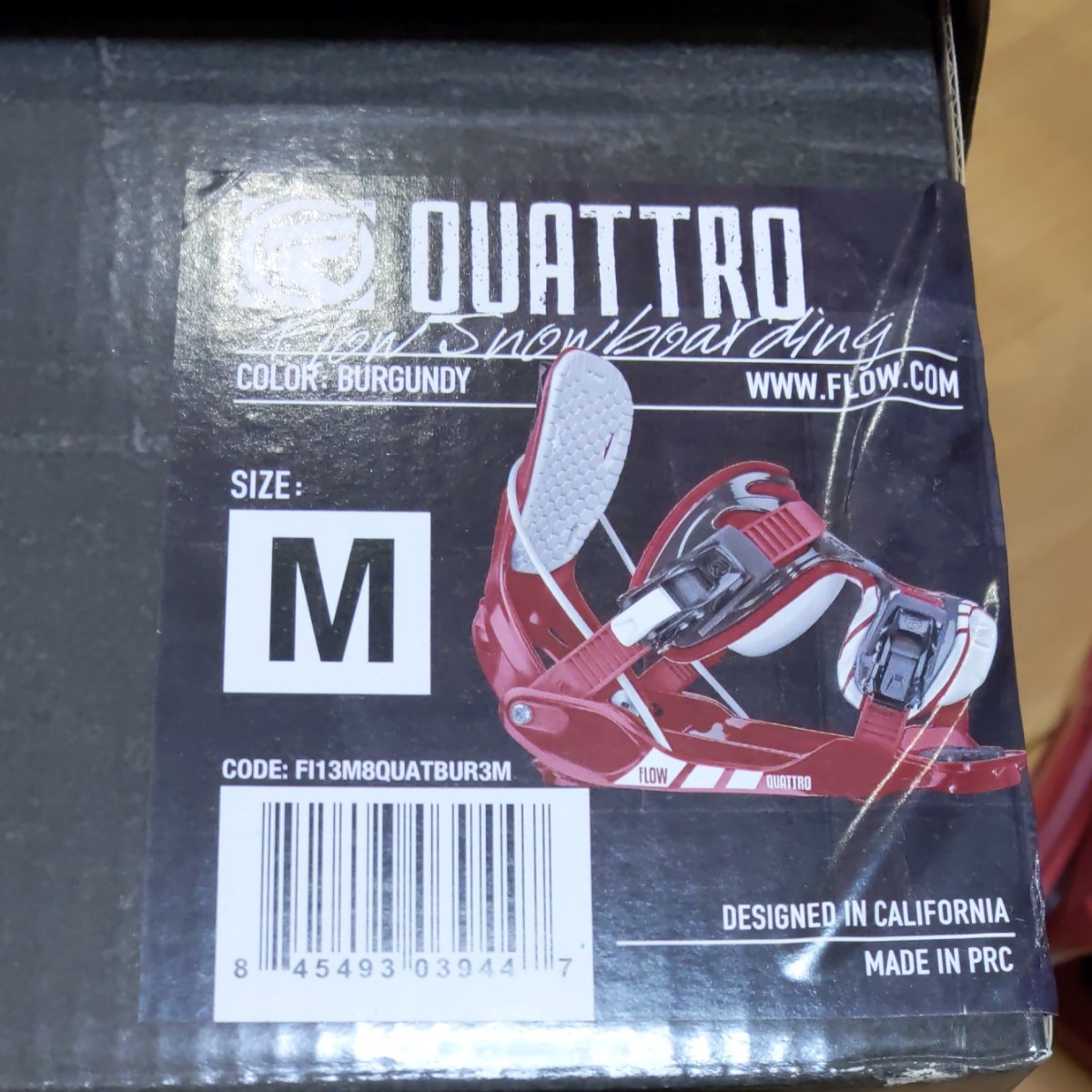 Flow フロー ビンディング Quattro クアトロ Mサイズ｜Yahoo!フリマ